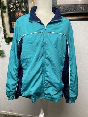 VTG Woman's Classic Elements Full Zip y2k Jacket XL (18) Torn